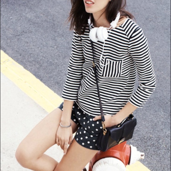 Madewell Ridgestripe Top - Picture 1 of 8